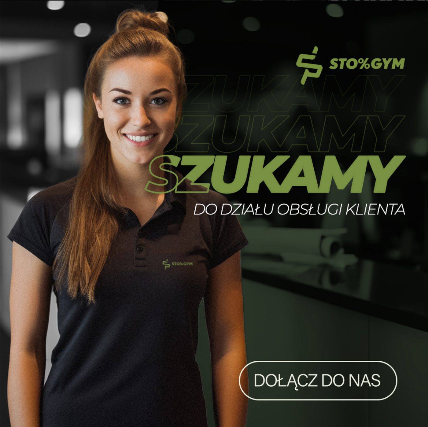 Kreacja z kampanii rekrutacyjnej do obsługi klienta