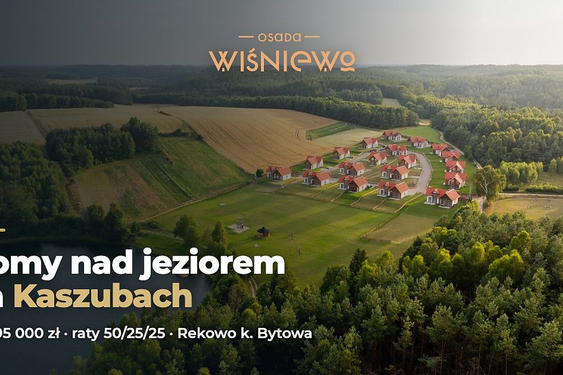 Wnętrze domu pokazowego, widok na schody