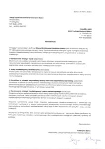 List referencyjny - Osada Wiśniewo / K. Szyca