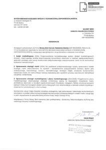 List referencyjny - Bytów Browar Kaszubski