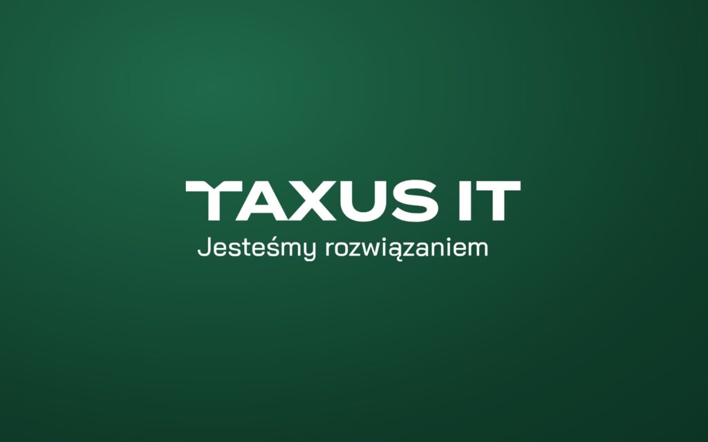 Logo Taxus IT - identyfikacja marki, geoinformatyka dla leśnictwa